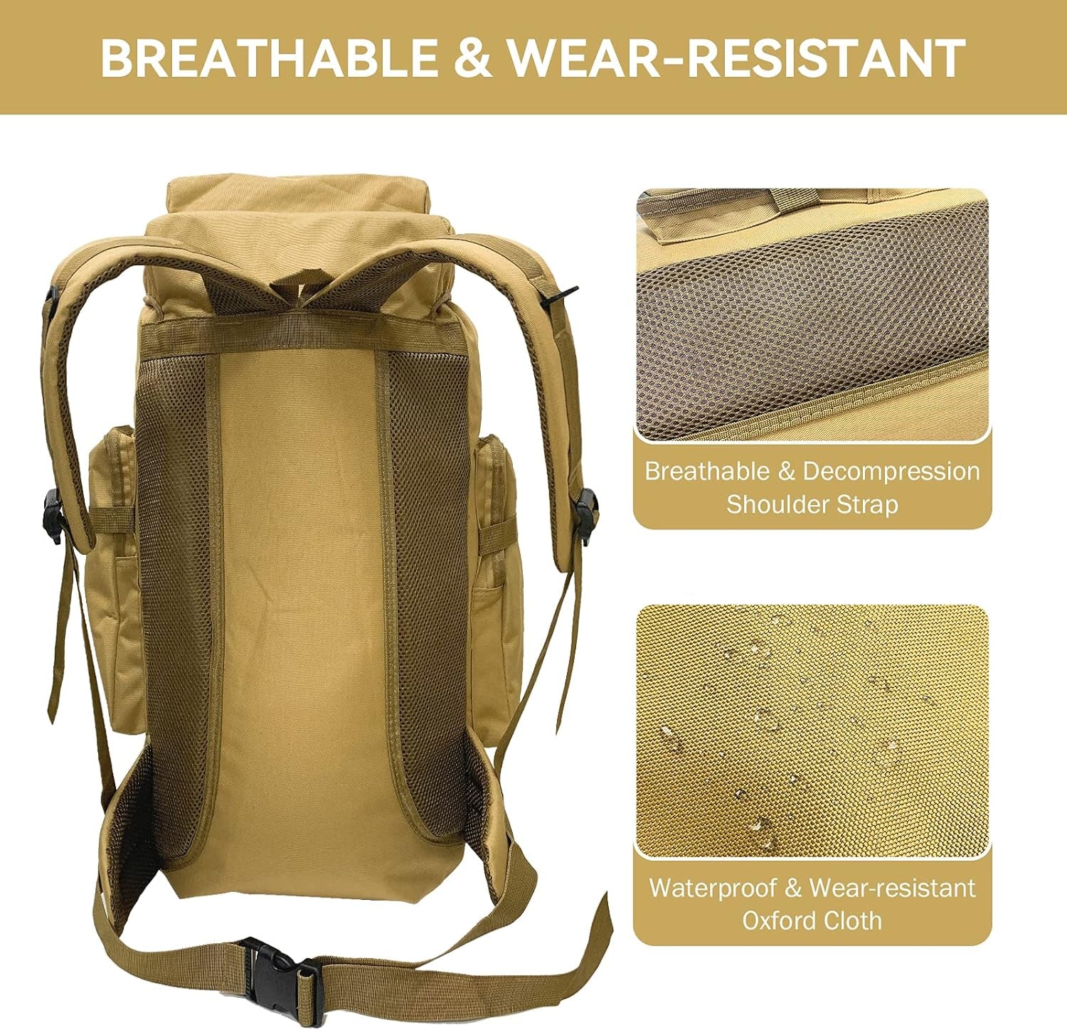 75L Hiking Backpack Camping Outdoor Trekking - ICoolDown