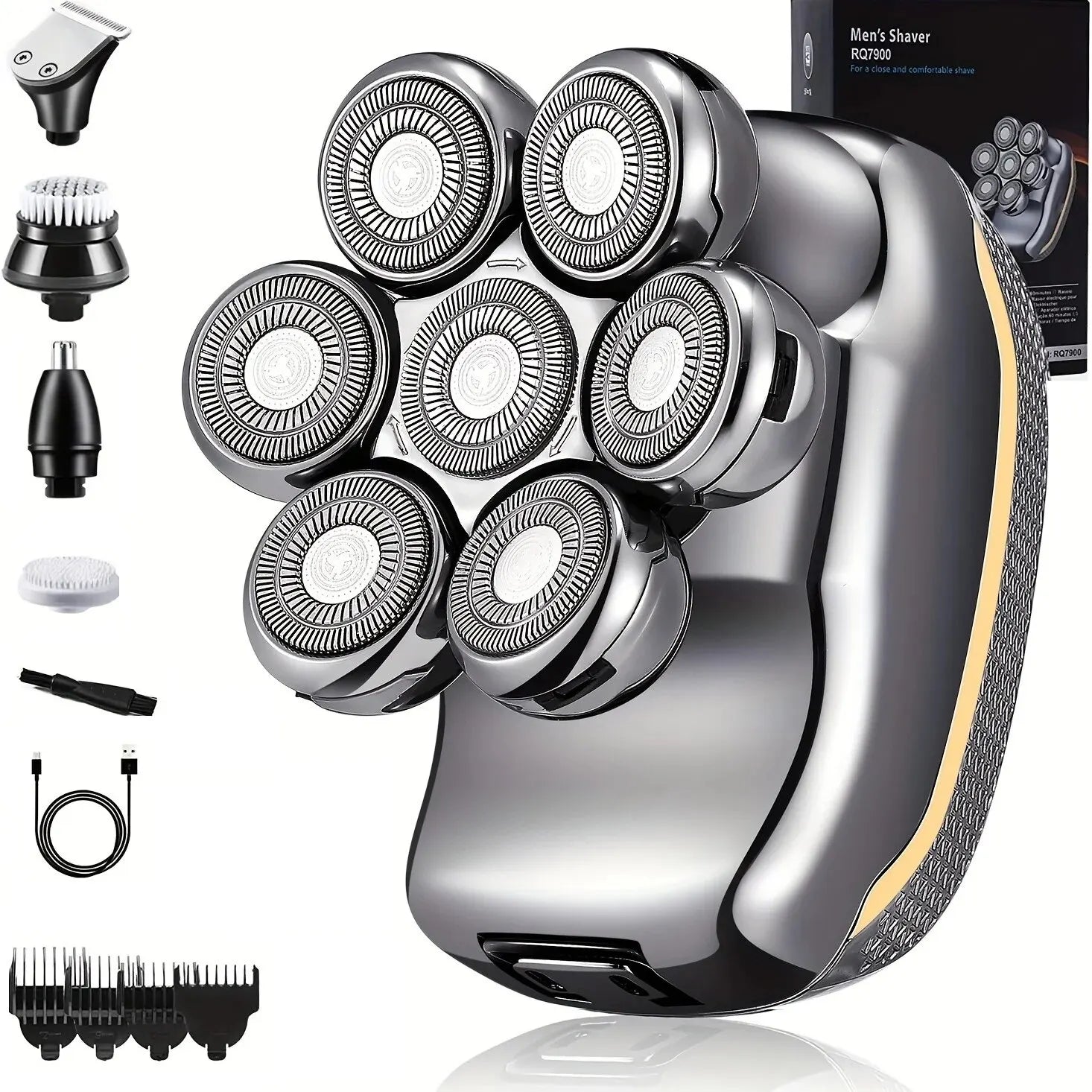 iCoolDown™ Men's Rechargeable Cordless Shaver  6 In 1 - ICoolDown