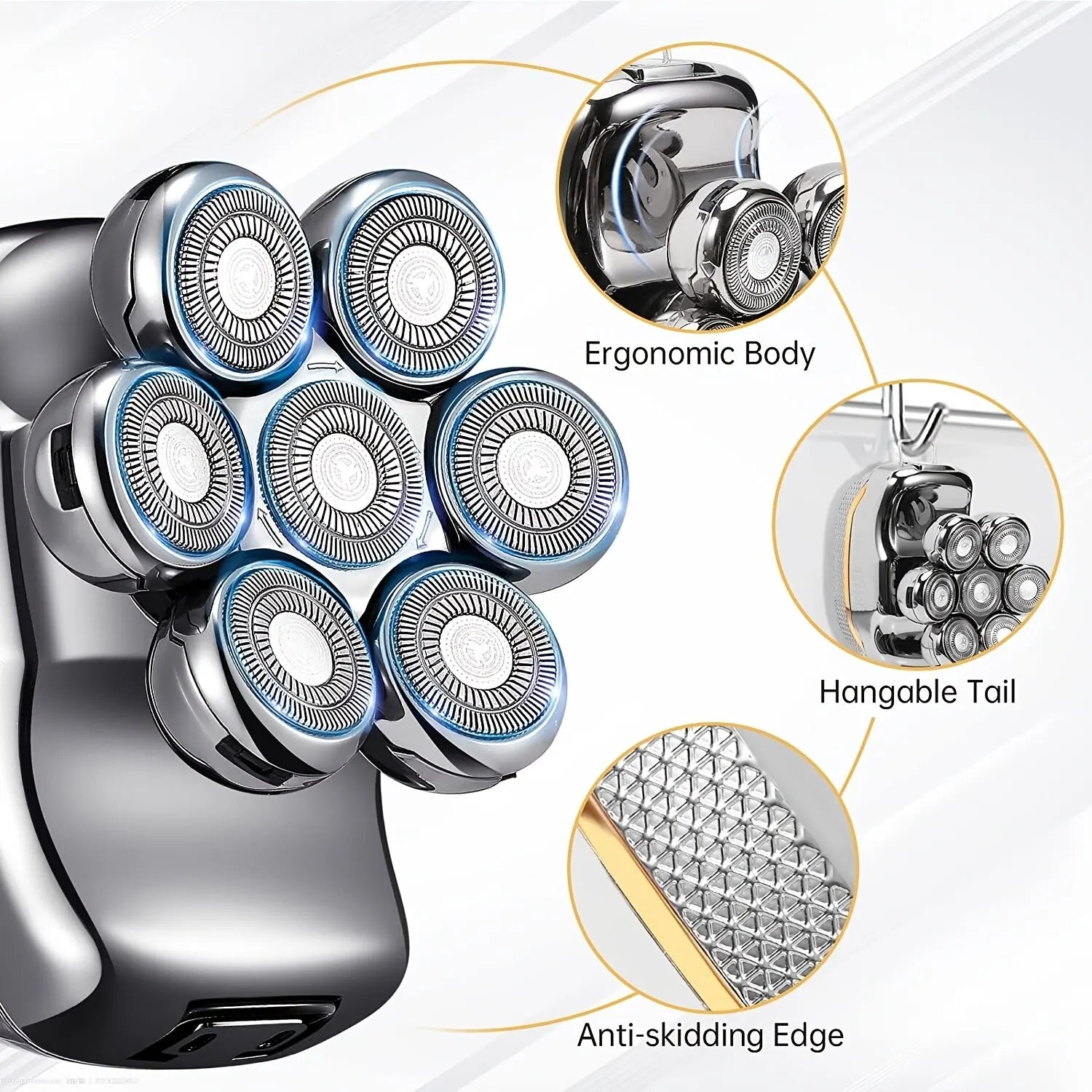 iCoolDown™ Men's Rechargeable Cordless Shaver  6 In 1 - ICoolDown
