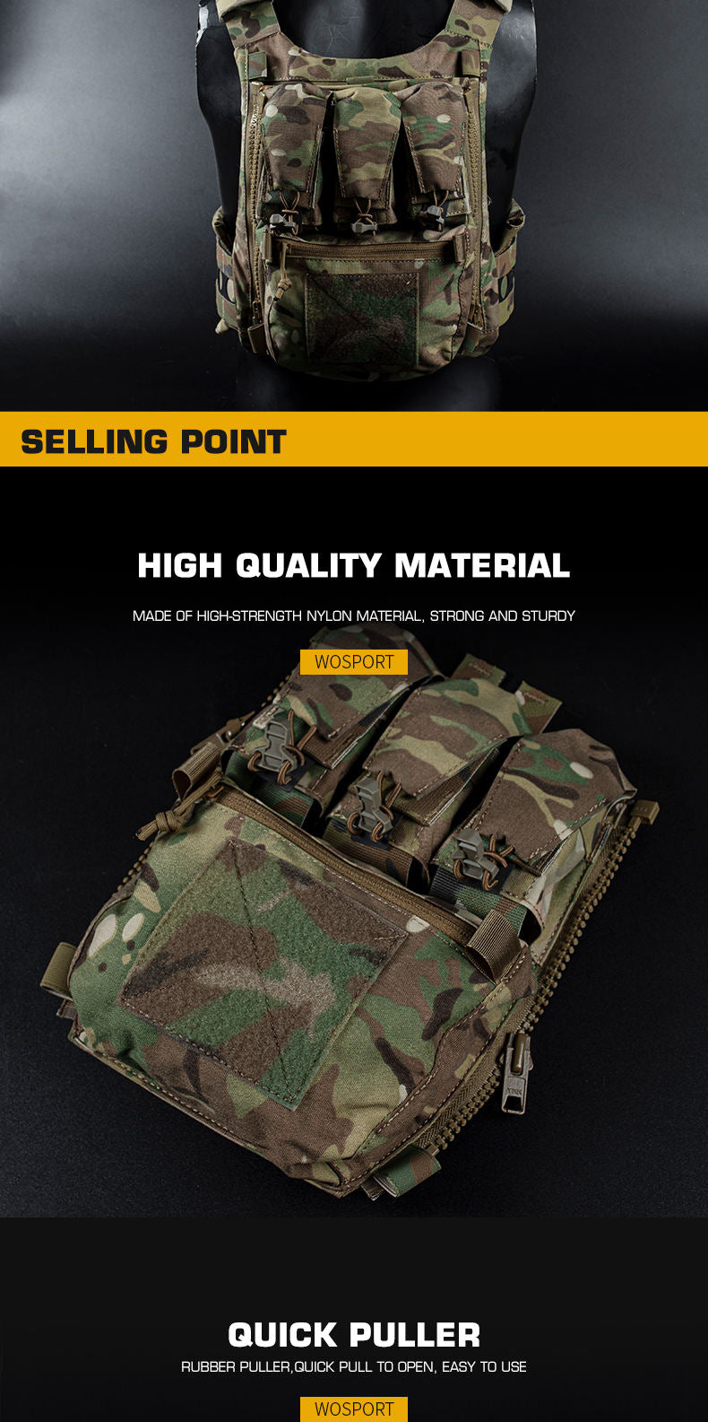 iCoolDown™ Rear Pack Tactical Vest Pouch - ICoolDown