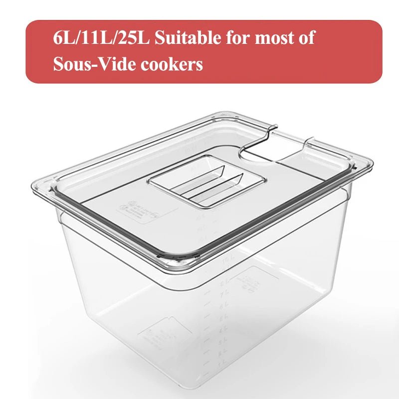 Sous-Vide Cooker Container 6L and 11L Sizes - ICoolDown