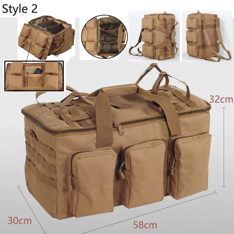 iCoolDown™ Luggage Duffel Camping Backpack Bag 55L