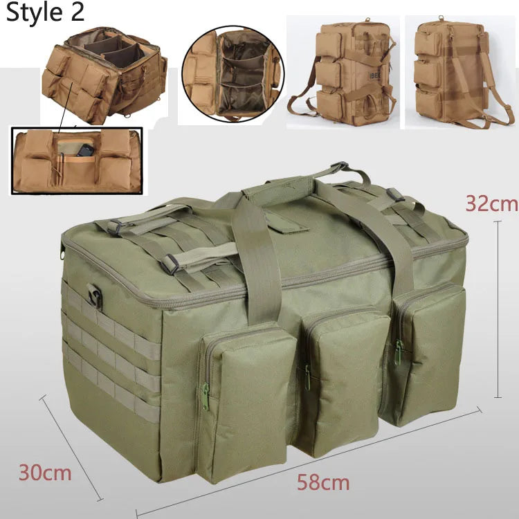 iCoolDown™ Luggage Duffel Camping Backpack Bag 55L