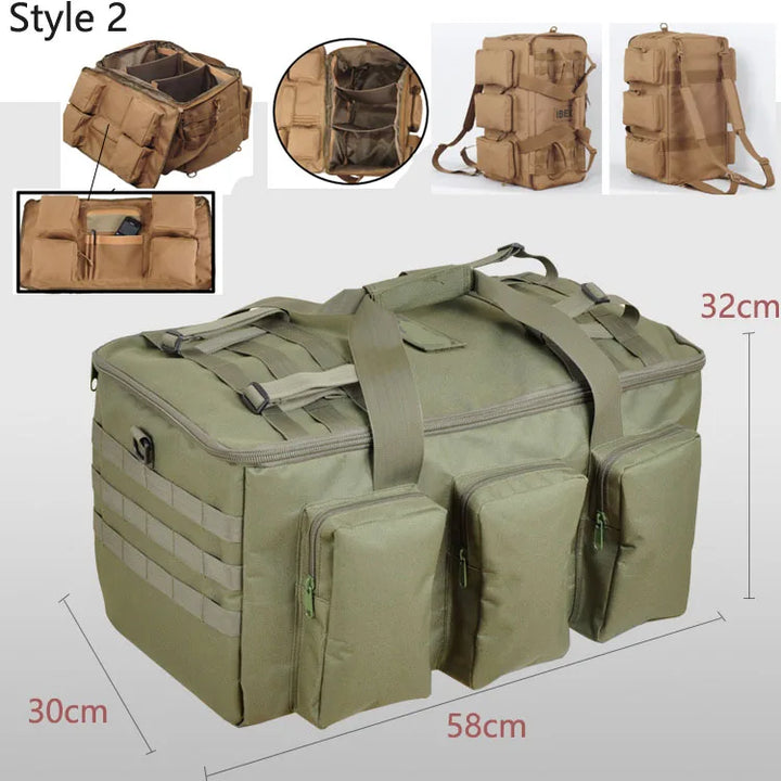 iCoolDown™ Luggage Duffel Camping Backpack Bag 55L - ICoolDown