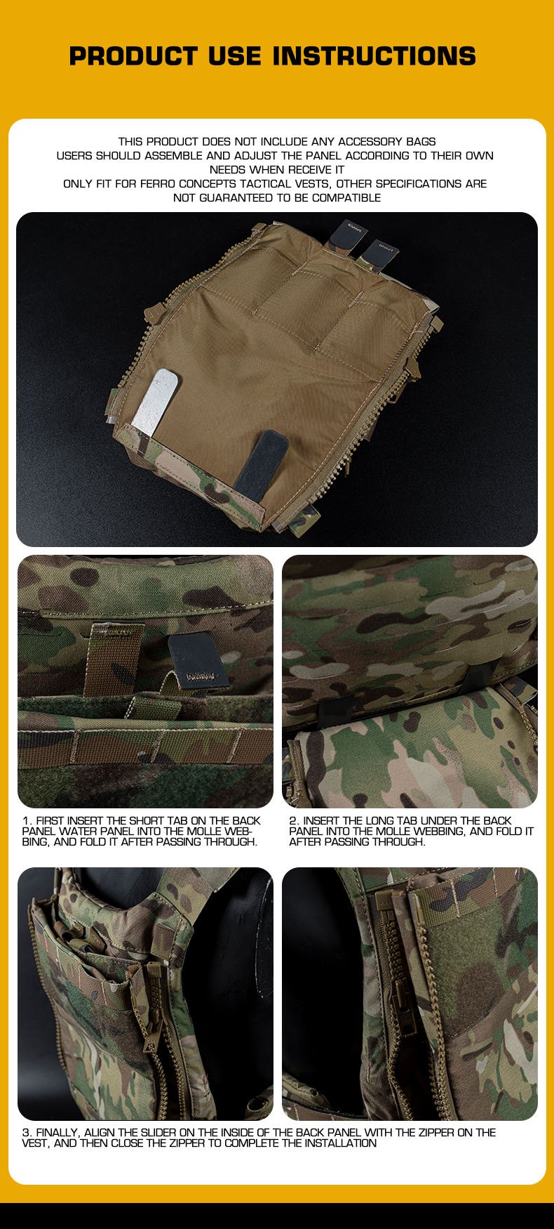 iCoolDown™ Rear Pack Tactical Vest Pouch - ICoolDown