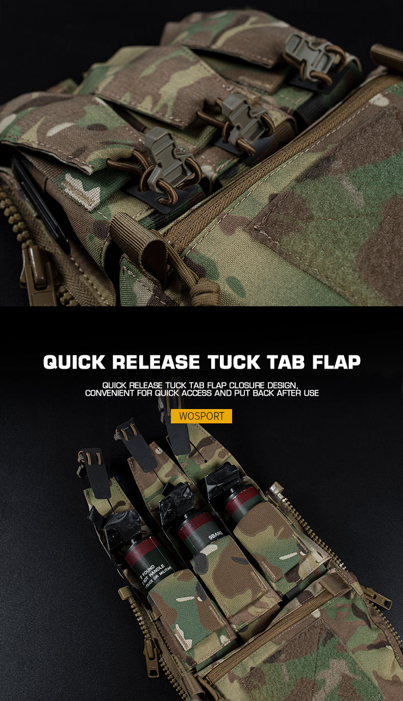 iCoolDown™ Rear Pack Tactical Vest Pouch - ICoolDown