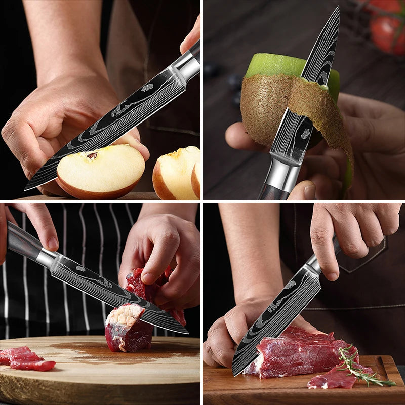 Stainless Steel Kitchen Knives Set - iCoolDown