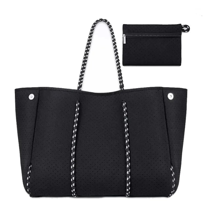 iCoolDown™ Perforated Neoprene Tote Bag With Small Purse - ICoolDown