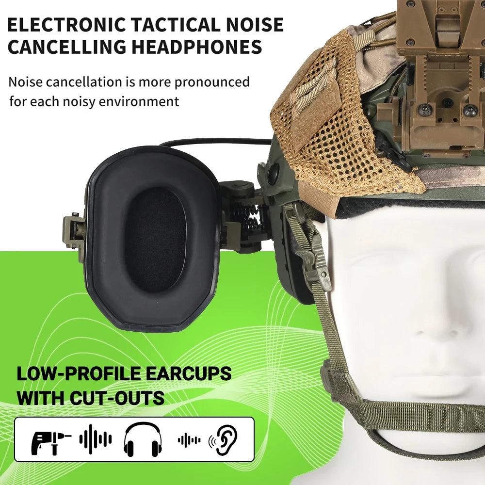 Shooting Earmuffs Tactical Helmet - iCoolDown