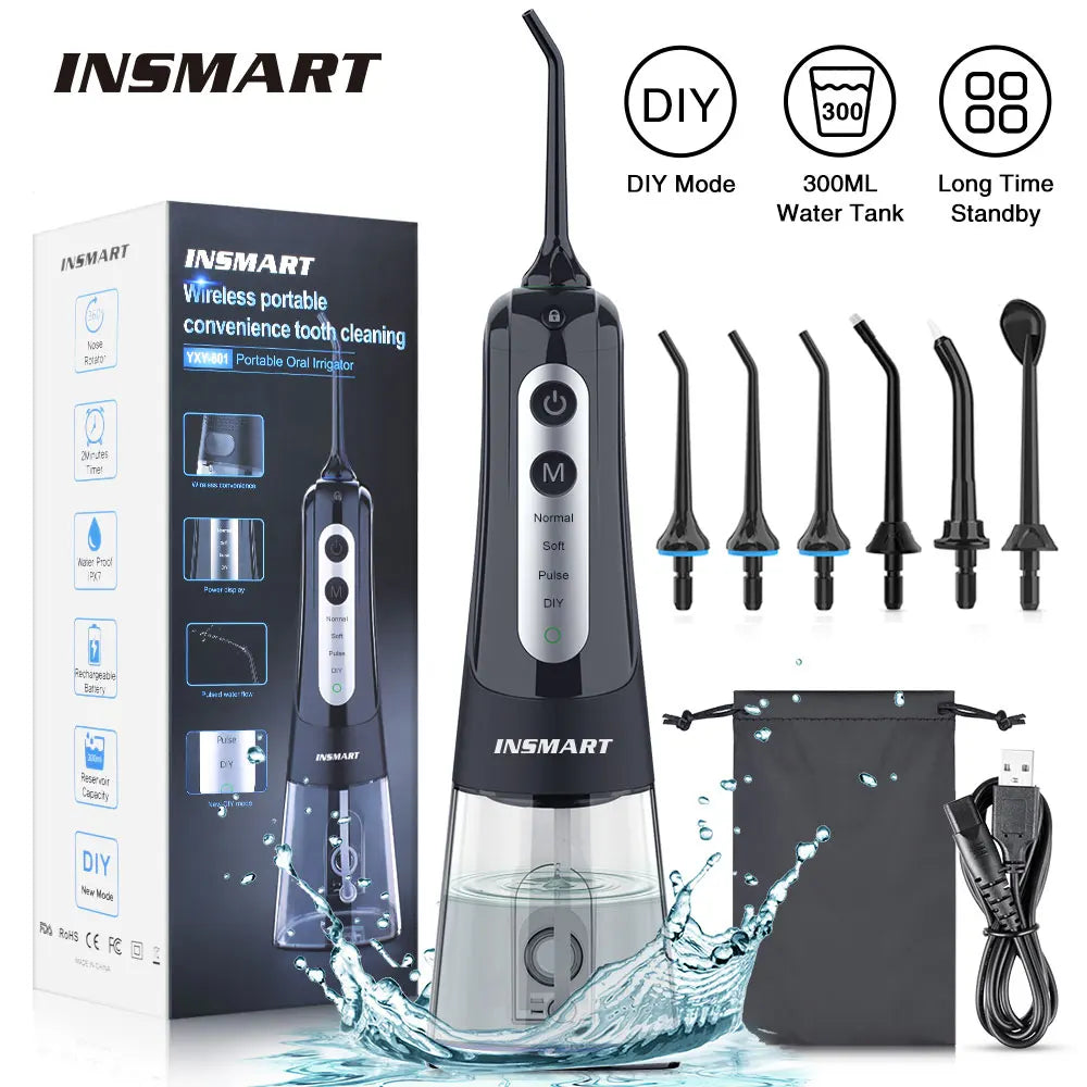 iCoolDown™ Oral Irrigator Dental Water Flosser 300ML - ICoolDown
