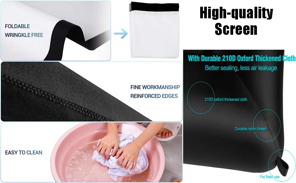 iCoolDown™ Portable Inflatable Projector Screen For Backyard - iCoolDown