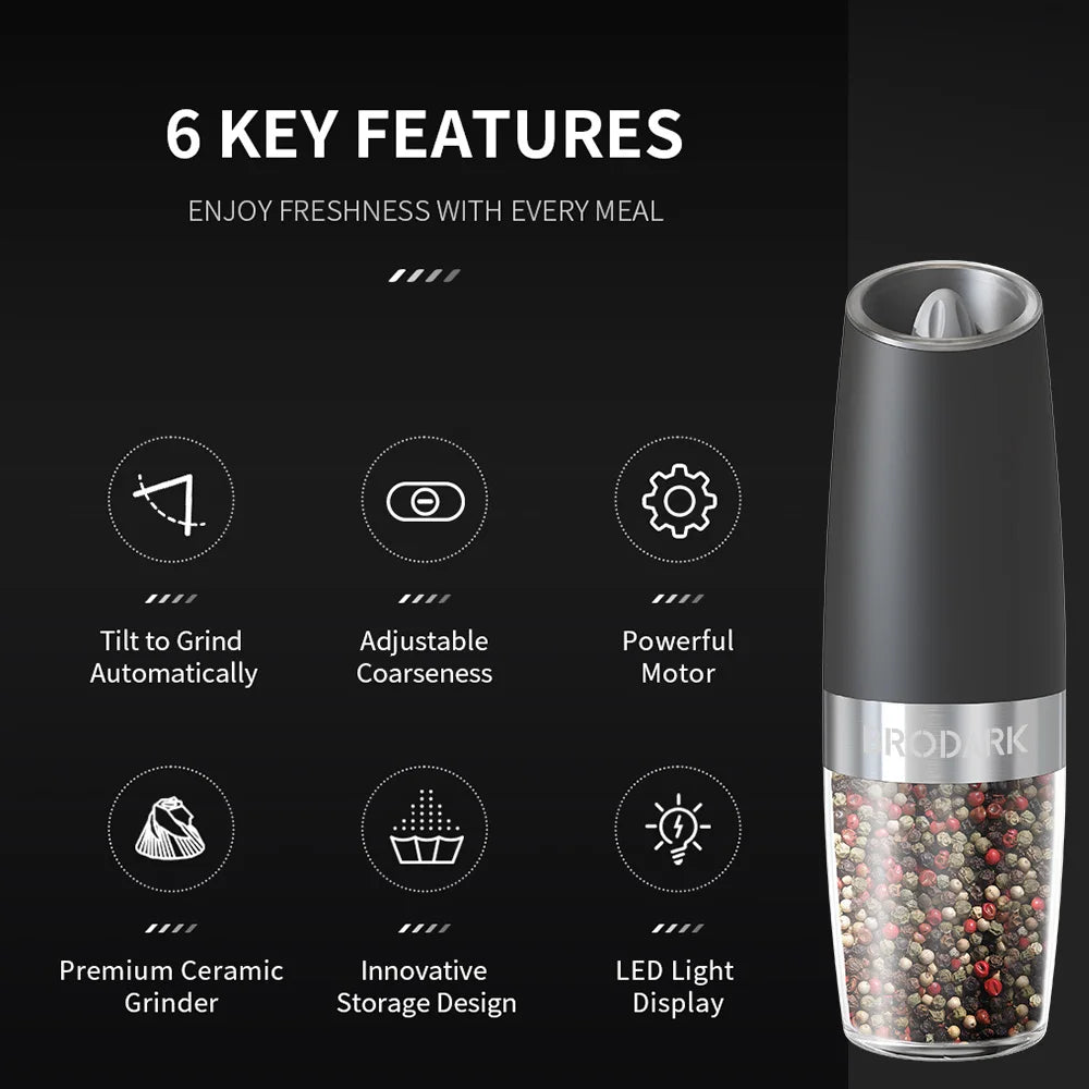 FlexiGear™ Electric Grinder Set Coffee Pepper 2Pack - iCoolDown