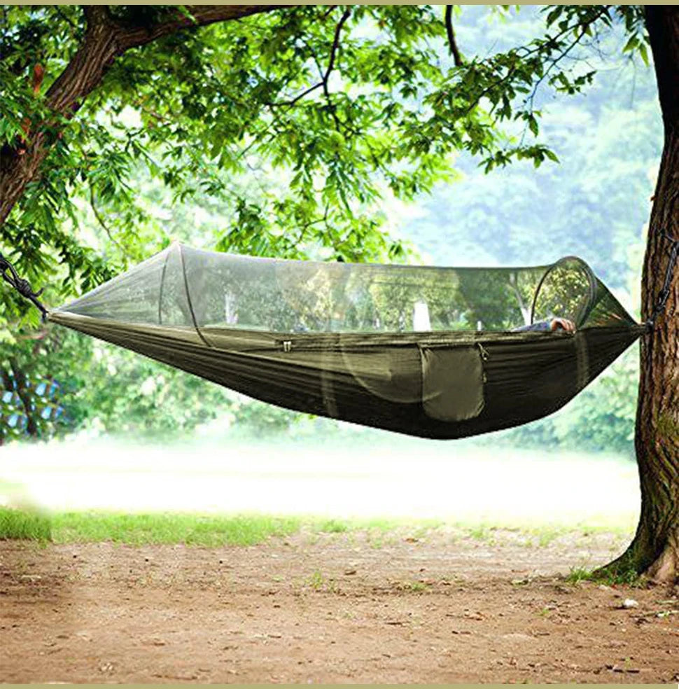 iCoolDown™ 3 in 1 Mosquito Mesh Nylon Camping Hammock - ICoolDown