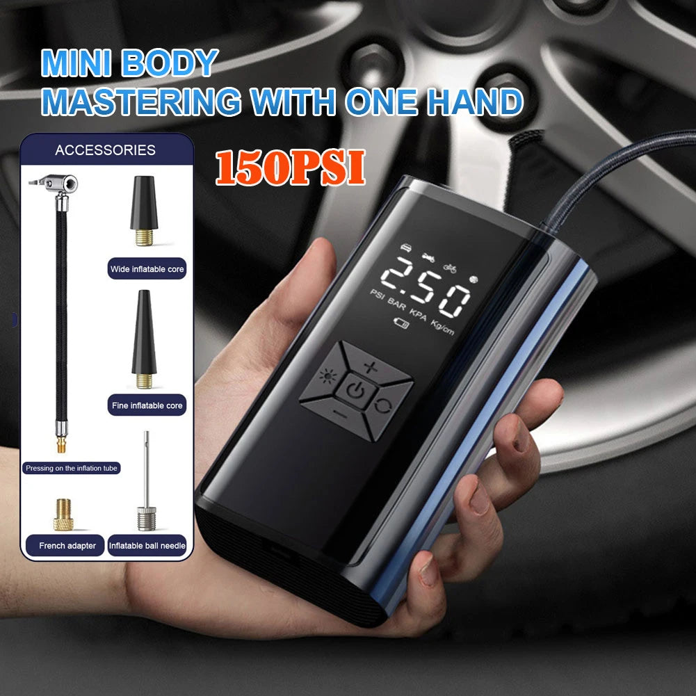 6000mAh Portable Car Air Compressor