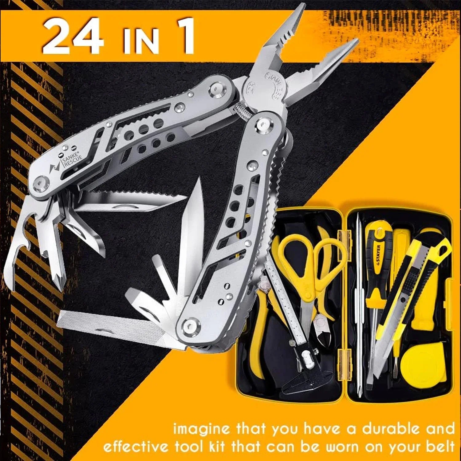 iCoolDown™ 24 In 1 Multifunctional  Wire Cutters Pliers - ICoolDown