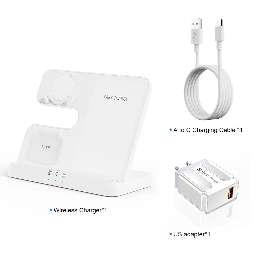 iCoolDown™ 3 In 1 Qi Fast Wireless Qi Fast Charger Stand - ICoolDown