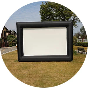 iCoolDown™ Portable Inflatable Projector Screen For Backyard - iCoolDown