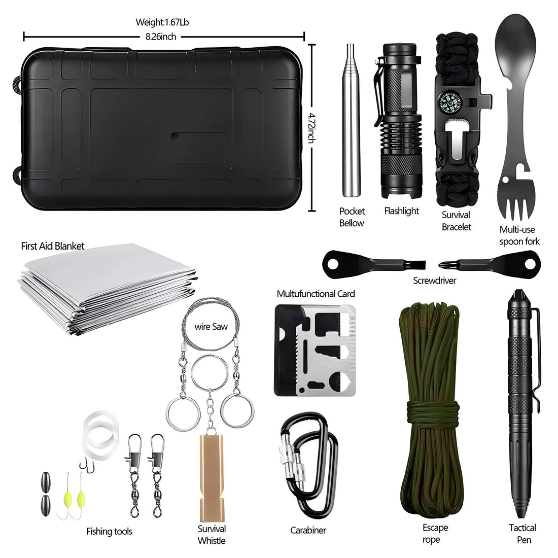 Camping Emergency Survival Kit - iCoolDown