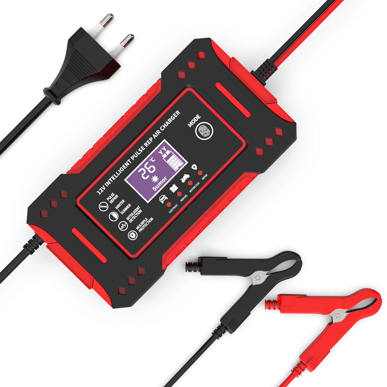 Intelligent Car Battery Charger 6A 12V - ICoolDown