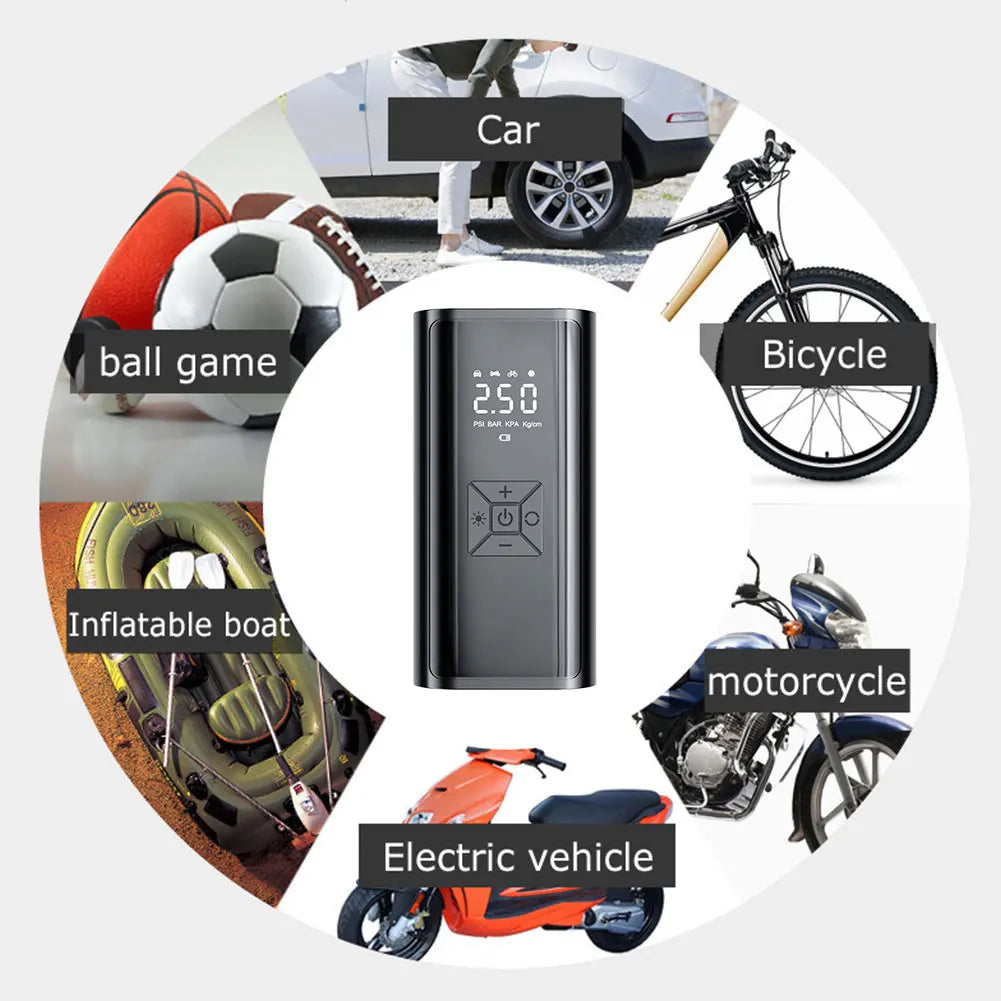 6000mAh Portable Car Air Compressor