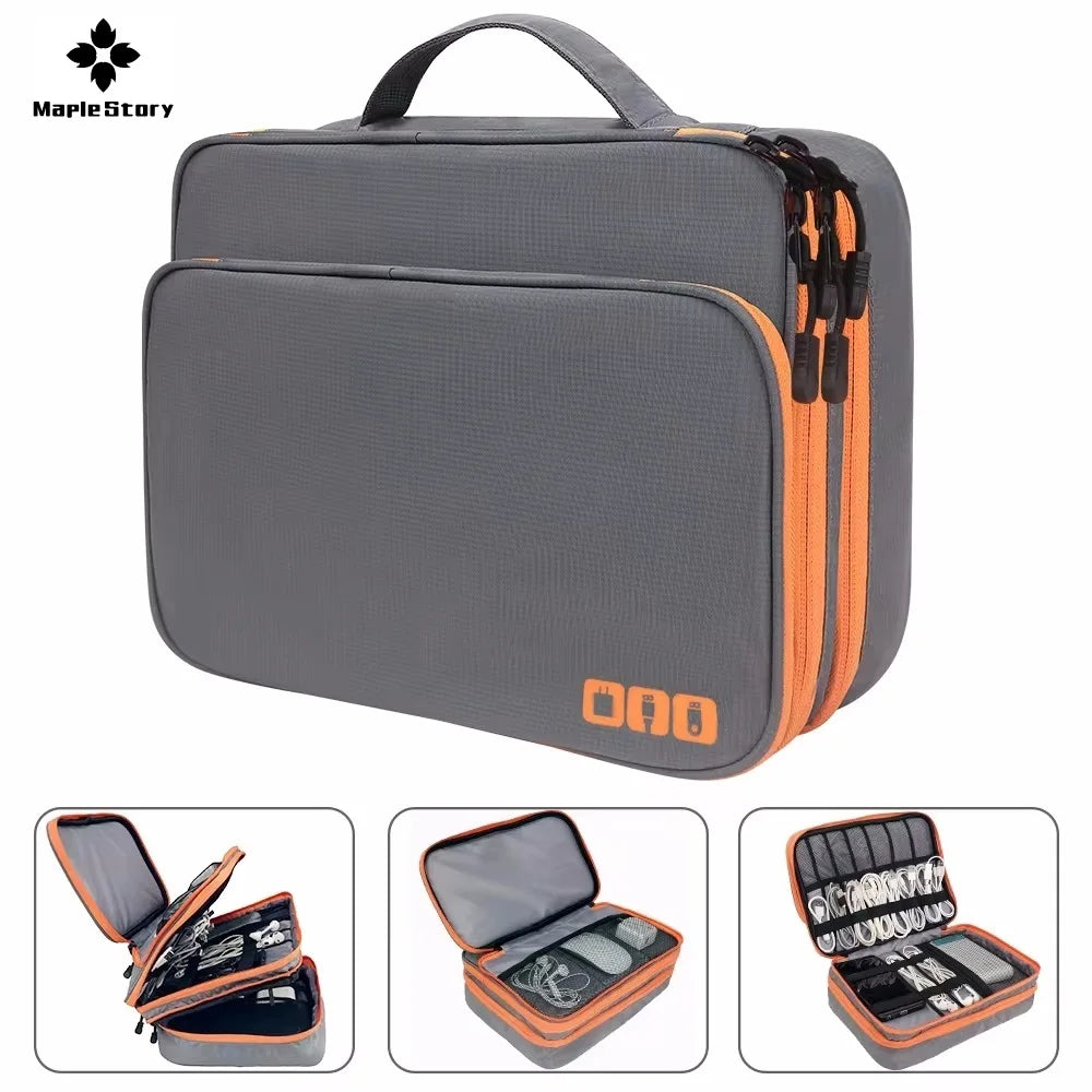 iCoolDown™ Portable Travel Cable Organizer Bag - ICoolDown