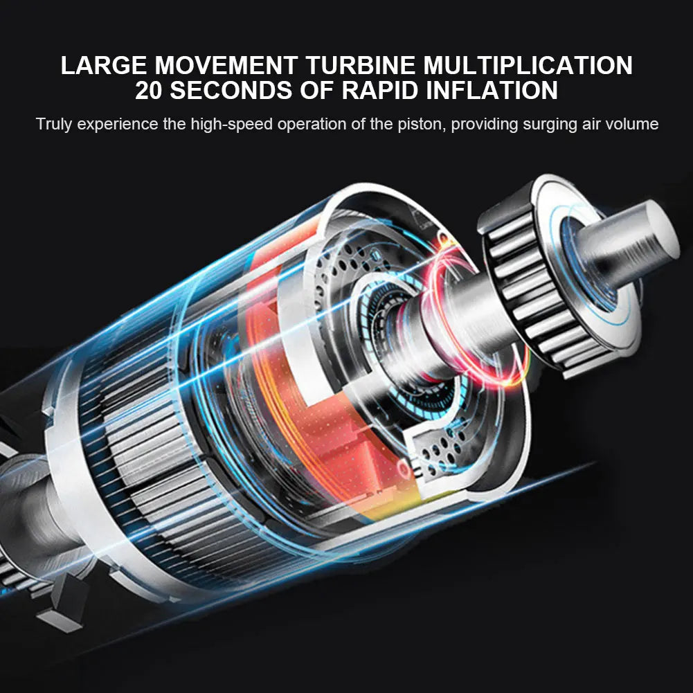 6000mAh Portable Car Air Compressor