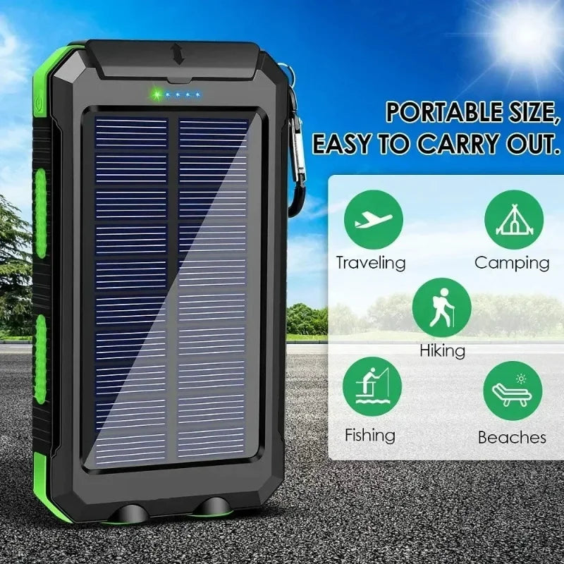 iCoolDown™ 200000mAh Waterproof Outdoor Solar Power Bank - ICoolDown