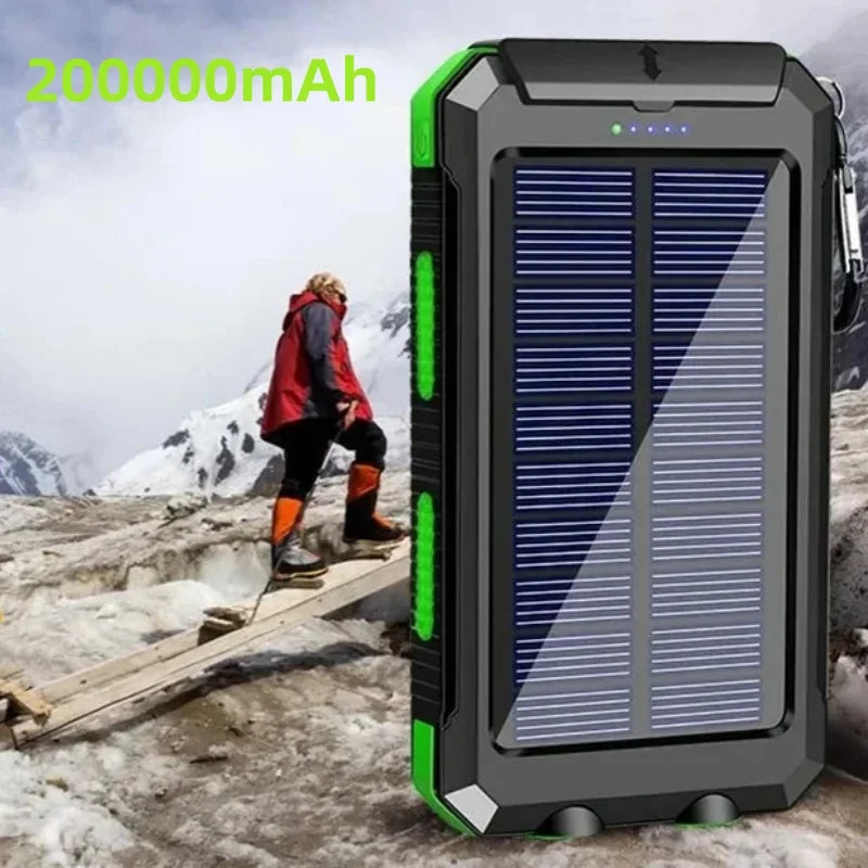 iCoolDown™ 200000mAh Waterproof Outdoor Solar Power Bank - iCoolDown