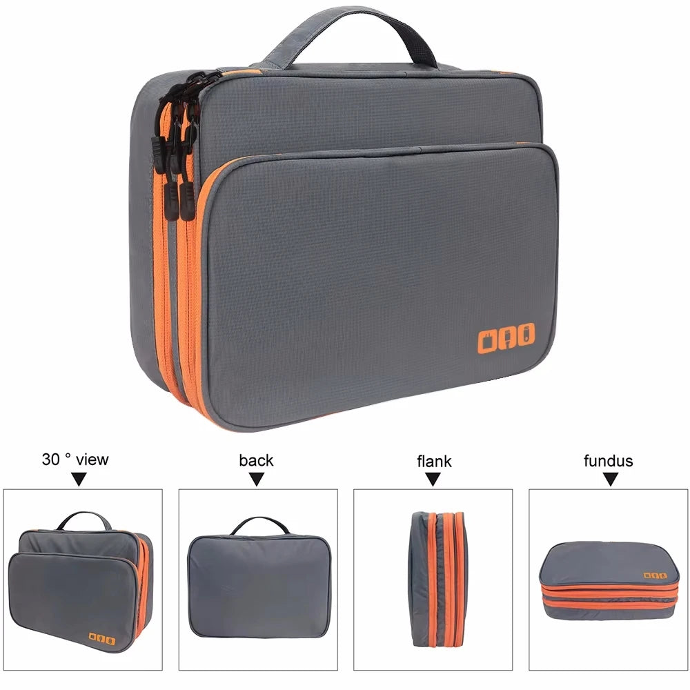 iCoolDown™ Portable Travel Cable Organizer Bag - ICoolDown
