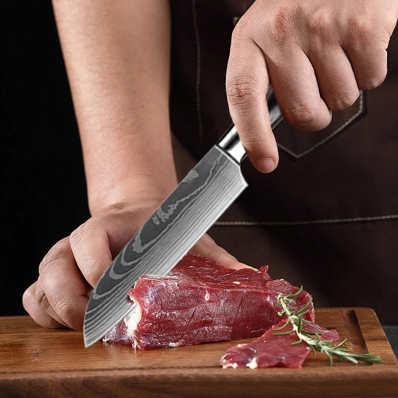 Stainless Steel Kitchen Knives Set - iCoolDown