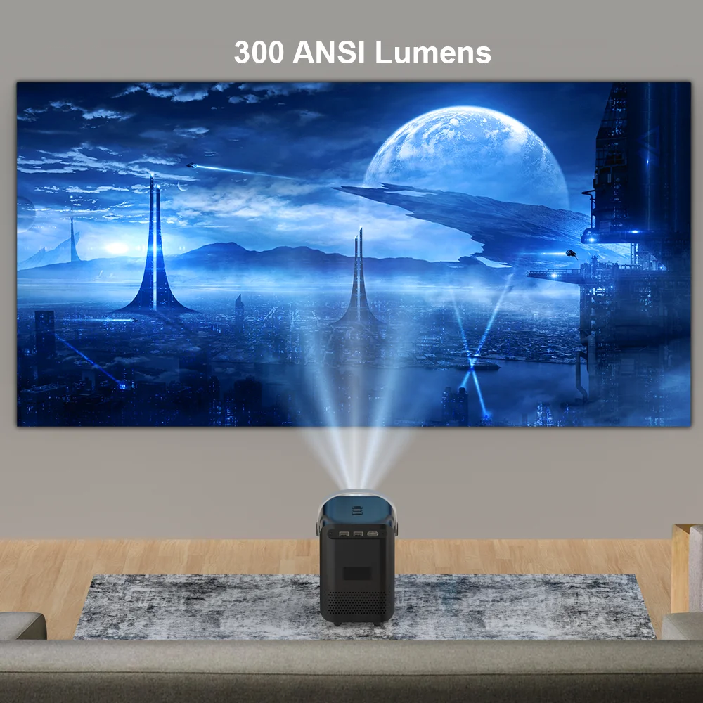 iCoolDown™ Mini Projector 10000 Lumens  Wi-Fi Wireless - ICoolDown