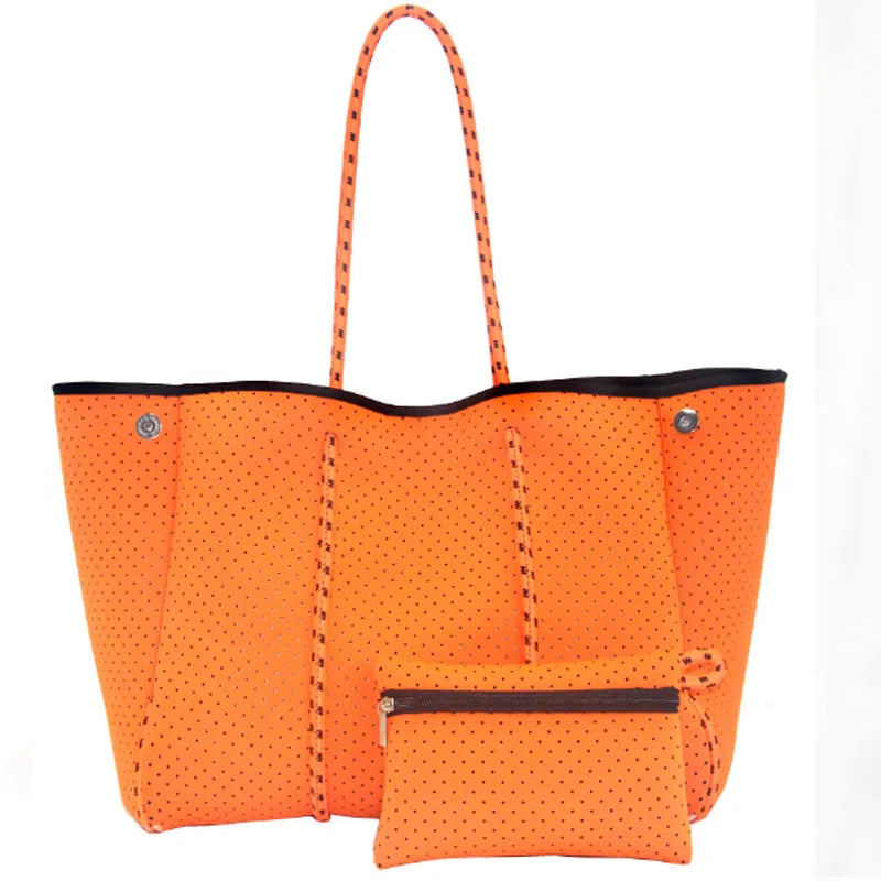 iCoolDown™ Perforated Neoprene Tote Bag With Small Purse - ICoolDown