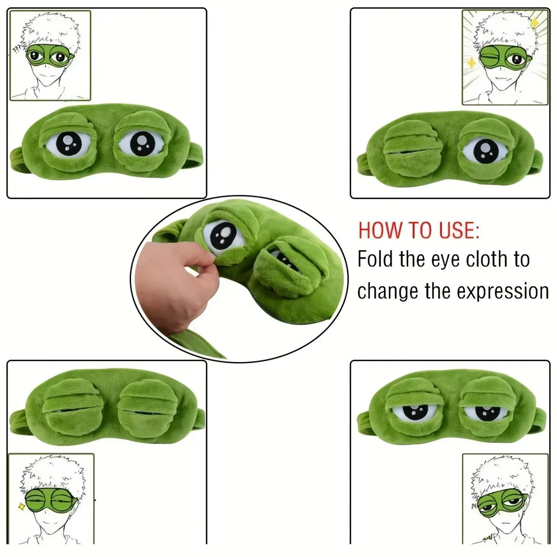 iCoolDown 3D Frog Sleep Mask iCoolDown™
