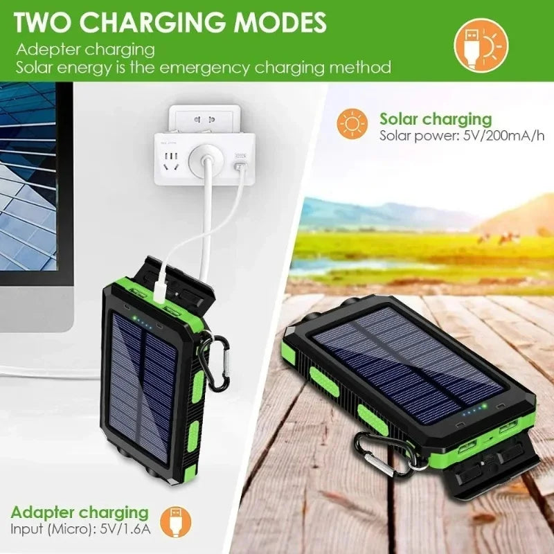 iCoolDown™ 200000mAh Waterproof Outdoor Solar Power Bank - iCoolDown