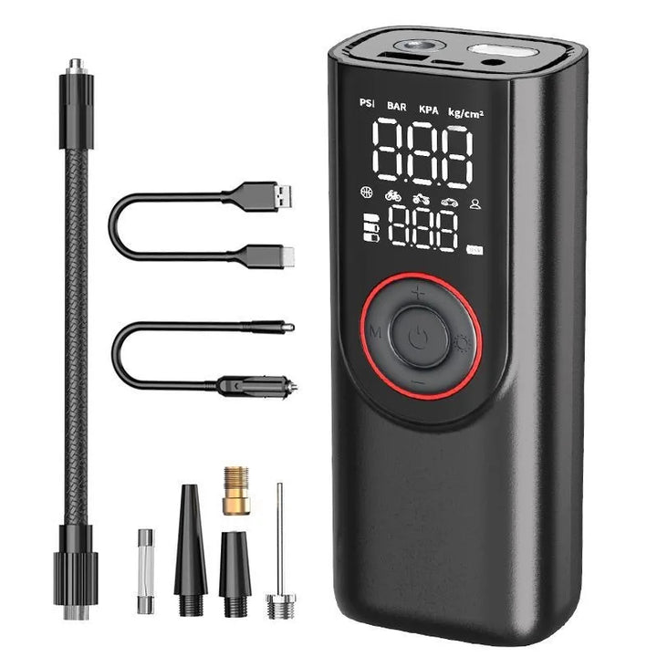 2-In-1 Portable Inflator Pump and  Power Bank