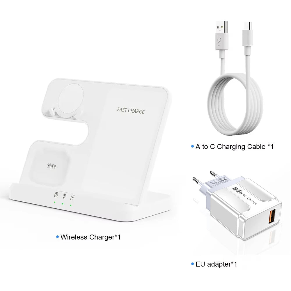 iCoolDown™ 3 In 1 Qi Fast Wireless Qi Fast Charger Stand - ICoolDown