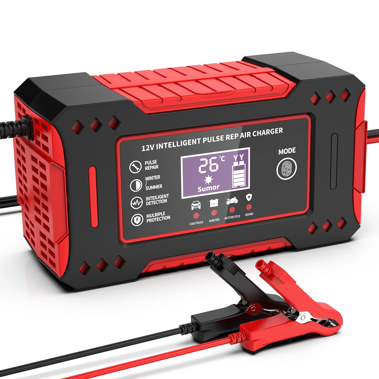 Intelligent Car Battery Charger 6A 12V - ICoolDown