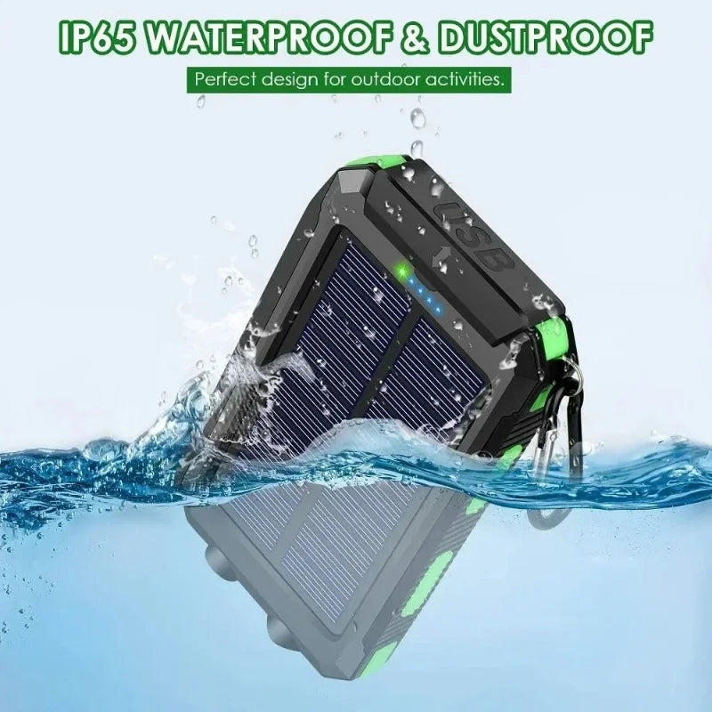 iCoolDown™ 200000mAh Waterproof Outdoor Solar Power Bank - iCoolDown