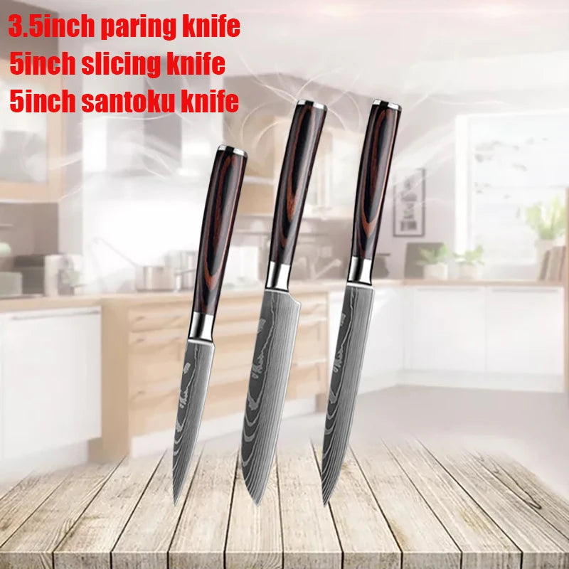 Stainless Steel Kitchen Knives Set - ICoolDown
