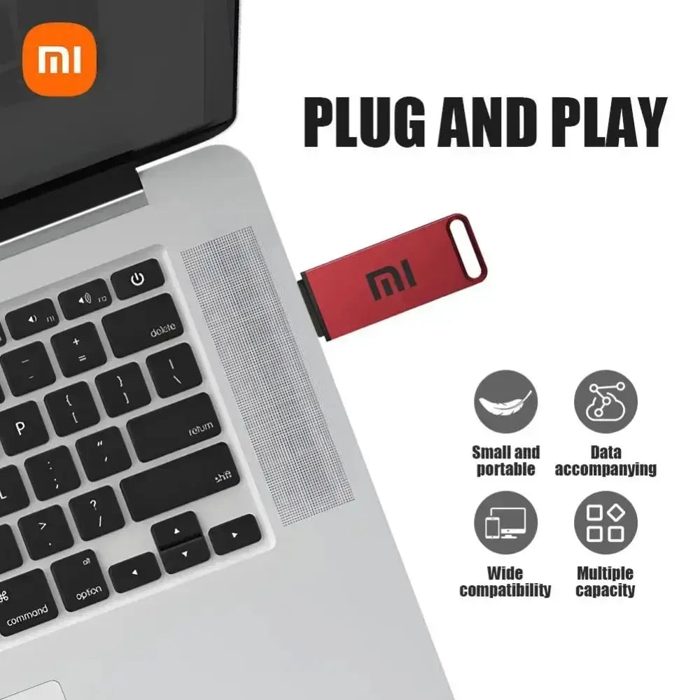 Xiaomi 16TB Flash Drive USB3.2 High Speed Transfer Metal Type C U Flash SSD Portable Mini Flash Drive Memory Waterproof U Drive - iCoolDown