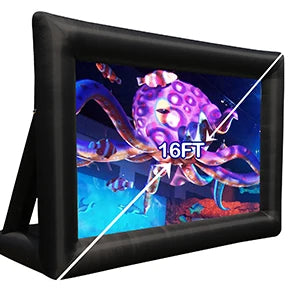 iCoolDown™ Portable Inflatable Projector Screen For Backyard - iCoolDown