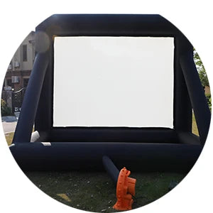 iCoolDown™ Portable Inflatable Projector Screen For Backyard - iCoolDown