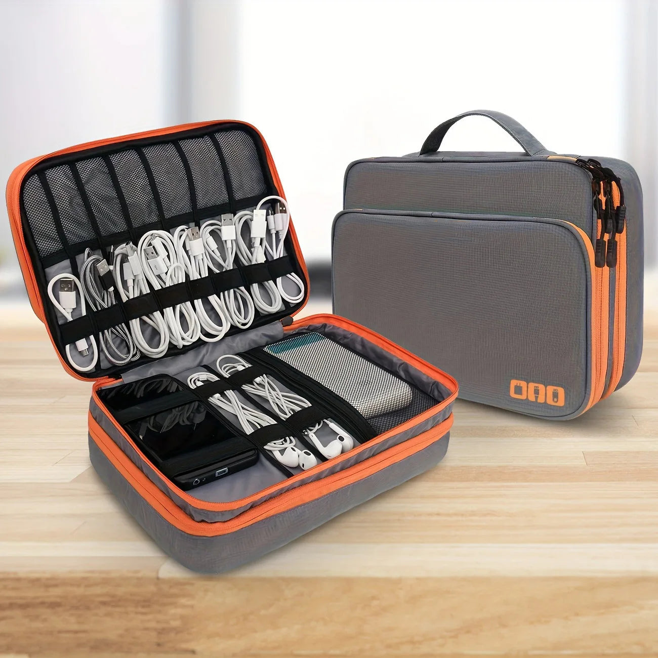 iCoolDown™ Portable Travel Cable Organizer Bag - ICoolDown