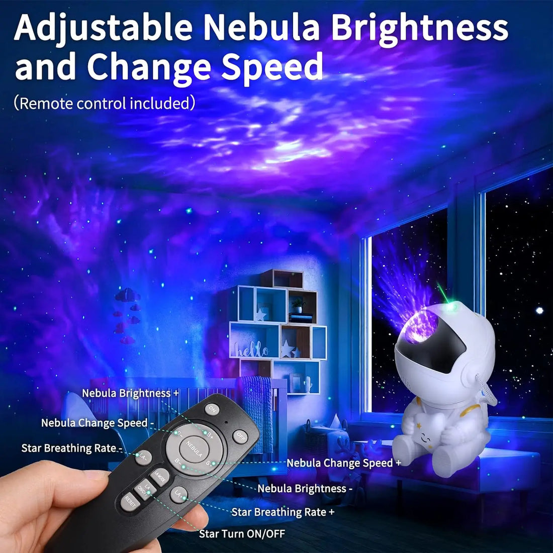 LuxiLights™ Galaxy Star Astronaut Starry Sky Projector Lamp - iCoolDown