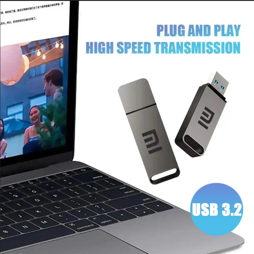 Xiaomi 16TB Flash Drive USB3.2 High Speed Transfer Metal Type C U Flash SSD Portable Mini Flash Drive Memory Waterproof U Drive - iCoolDown