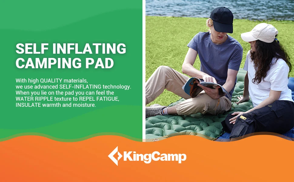 iCoolDown™ Camping Self Inflatable Sleeping Pad - iCoolDown