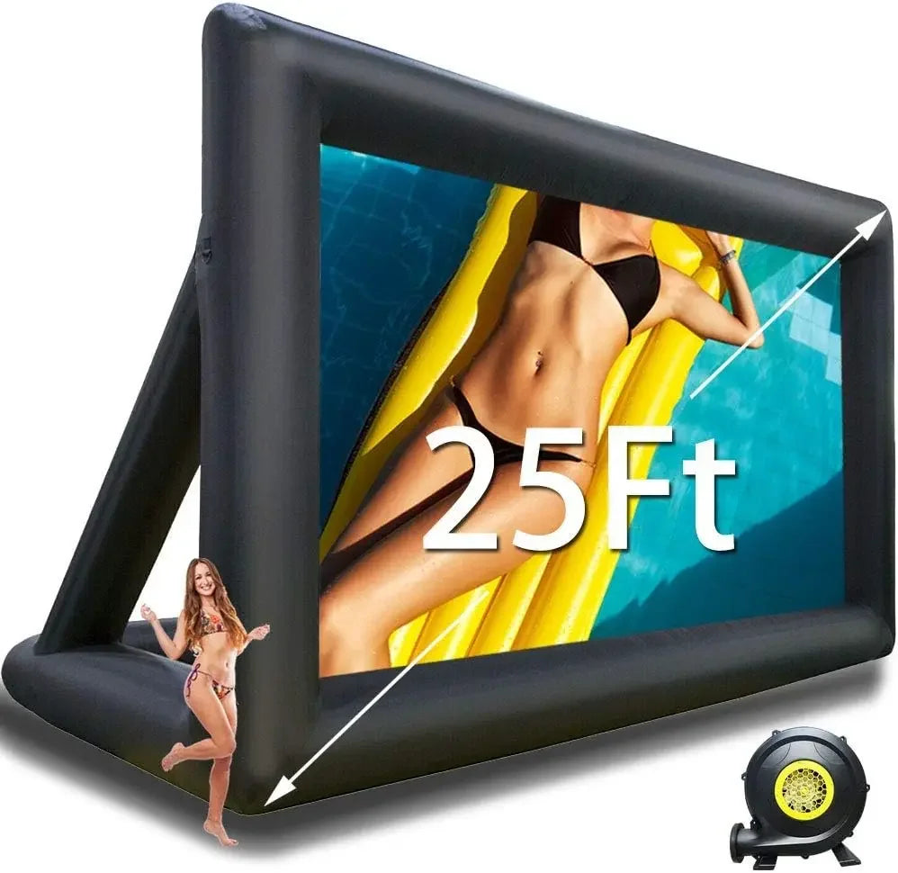 iCoolDown™ Portable Inflatable Projector Screen For Backyard - iCoolDown