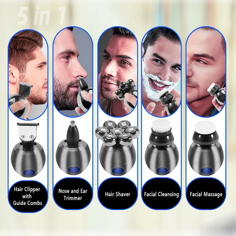 iCOOLDOWN™ Men Hair Trimmer Kit Wet Dry Electric Shaver - iCoolDown