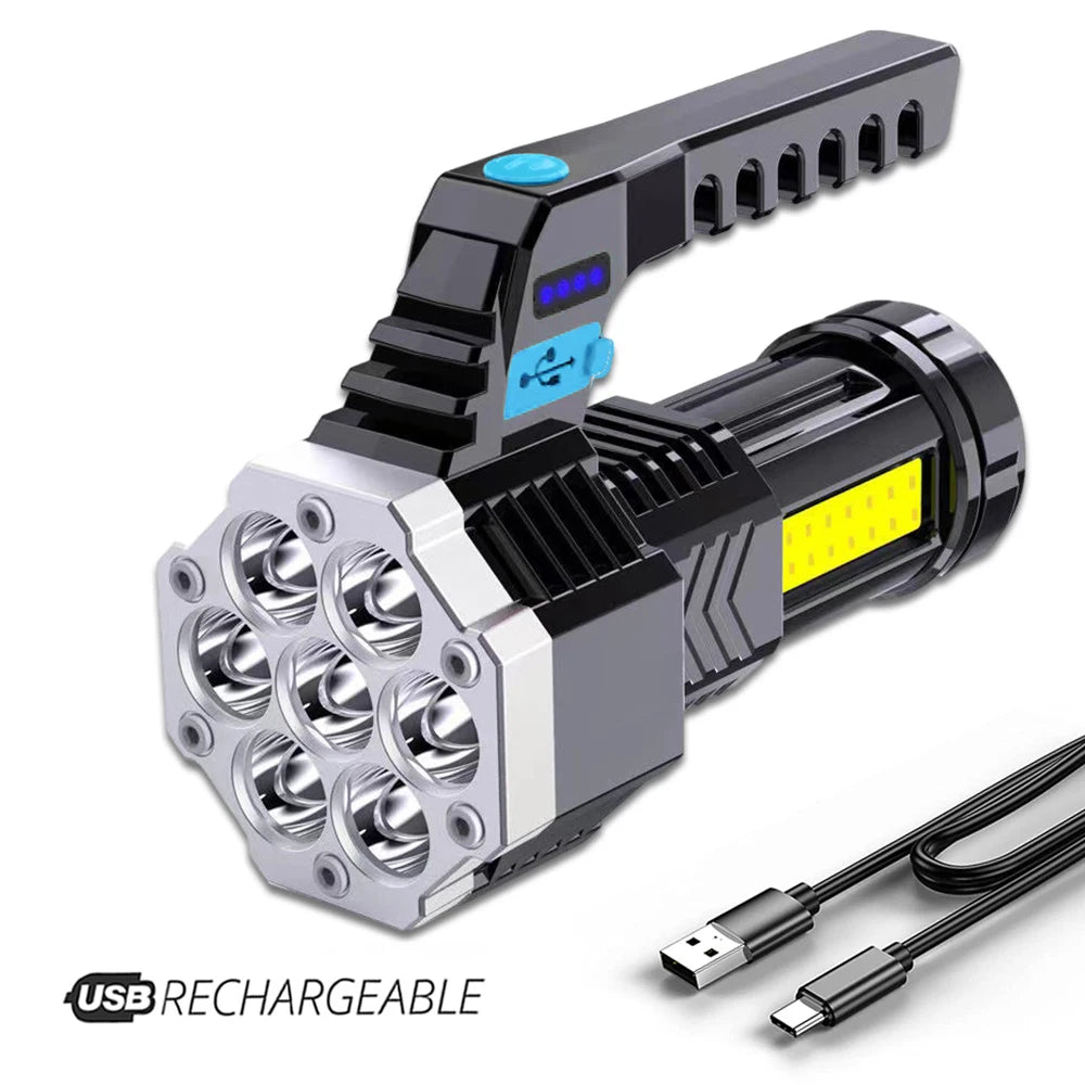 High Power Rechargeable Led Flashlight - ICoolDown