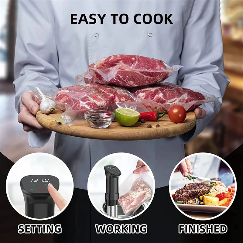 Sous-Vide 1800W Vacuum Cooker Heater - iCoolDown